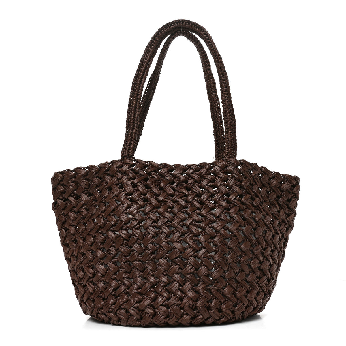 The Row Raffia Estelle Tote Bag Brown 1 of 9