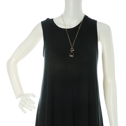 Chanel Enamel Charming Chic Classic Flap CC Charm Necklace Black 2 of 4