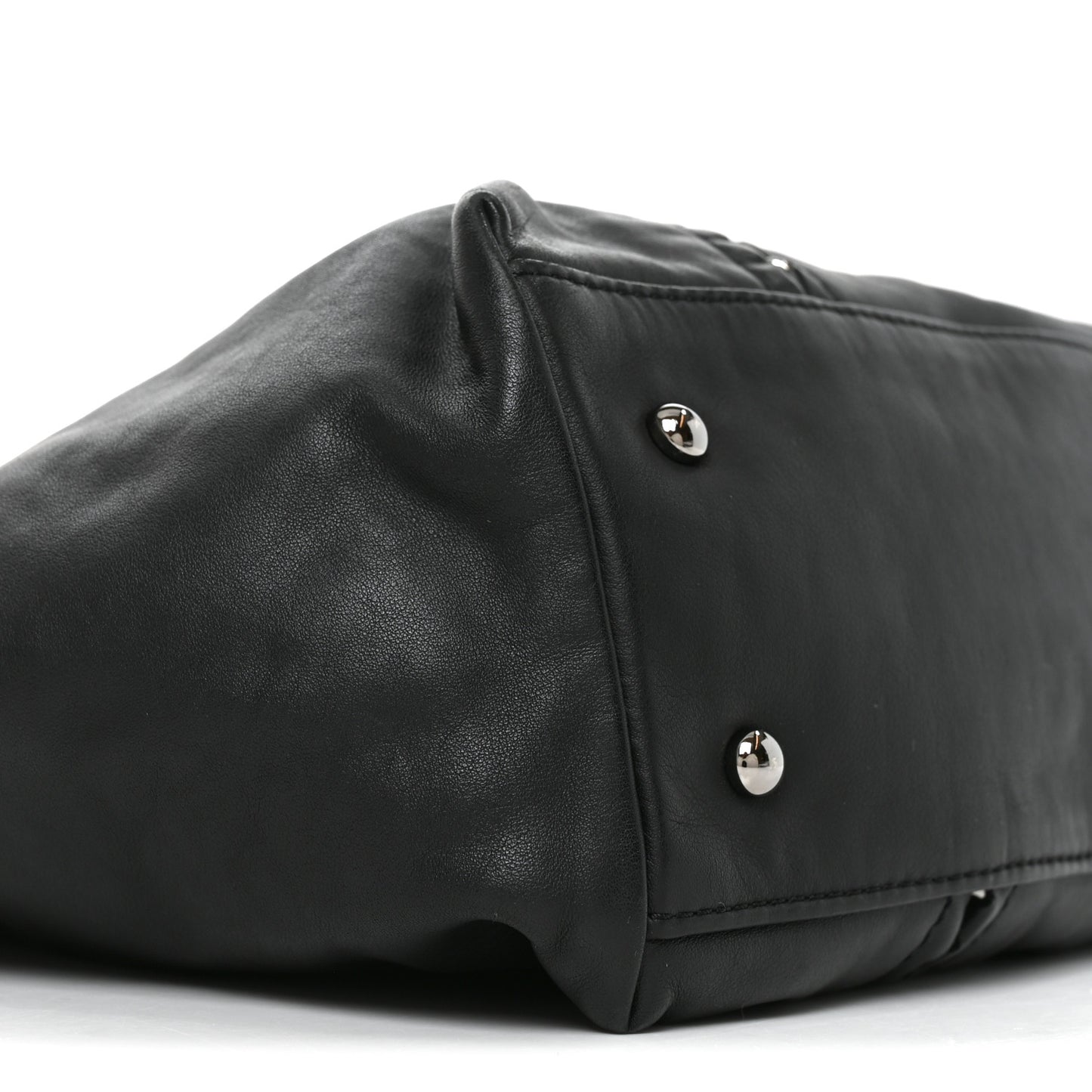 Smooth Calfskin Luxe Ligne Tote Black
