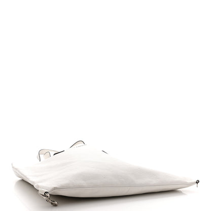 Marc Jacobs Grained Calfskin Wingman Shopping Tote White 4 of 15
