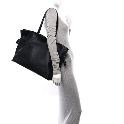 Loewe Calfskin Flamenco Knot XL Shoulder Bag Black 2 of 13