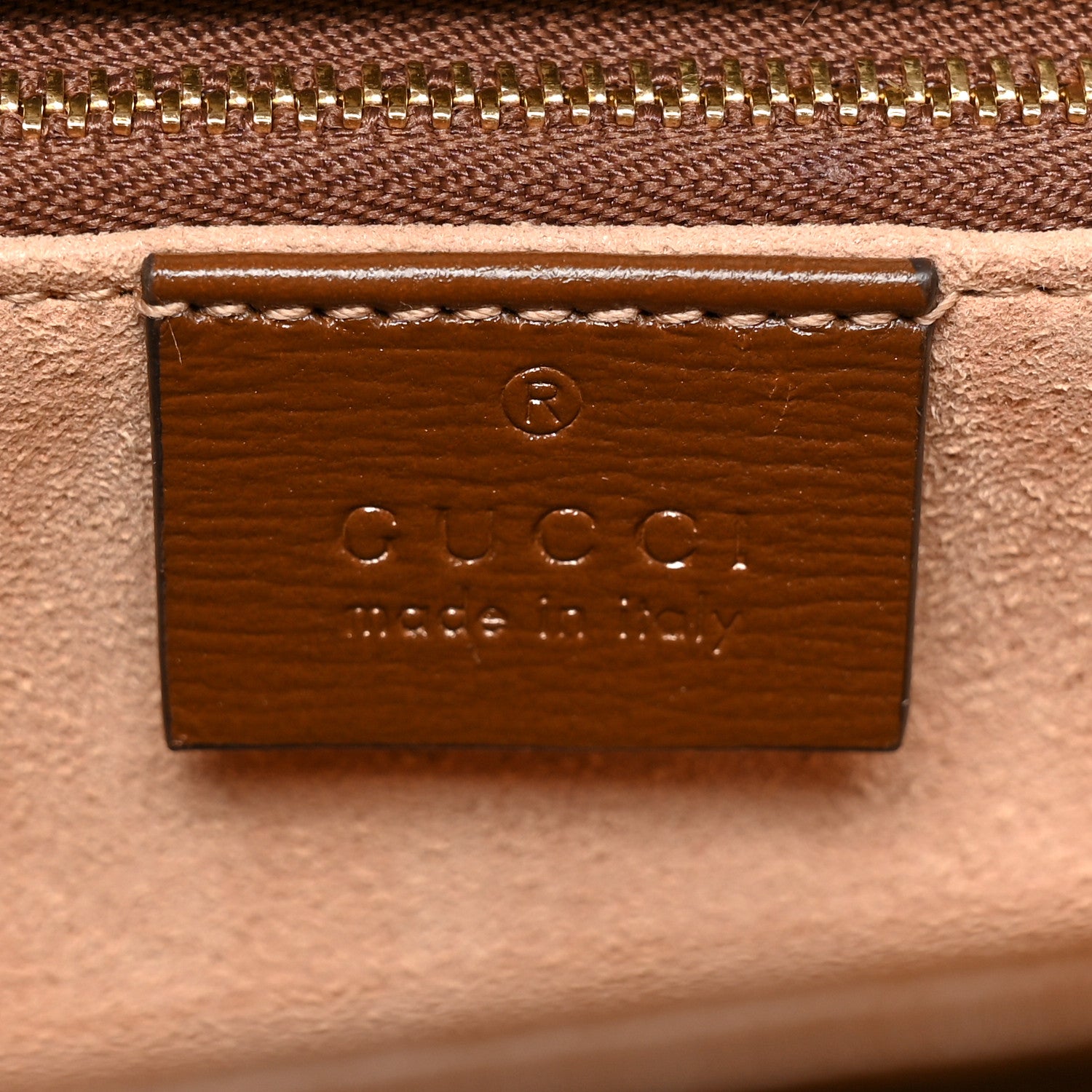 Gucci GG Supreme Monogram Horsebit 1955 Shoulder Bag Beige Brown Sugar 7 of 10