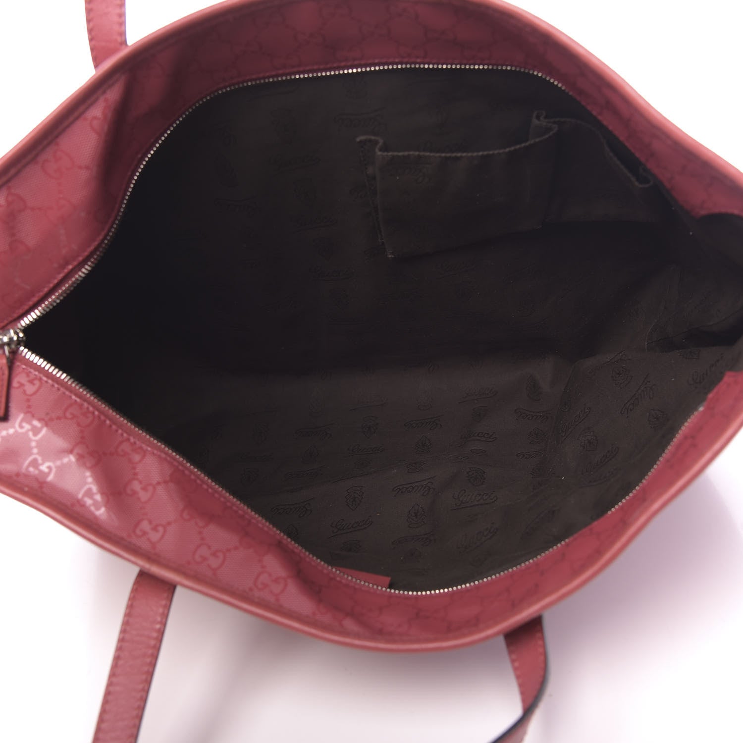 Gucci Imprime Monogram Large Zippered Shopping Tote Rose Blush 5 of 11