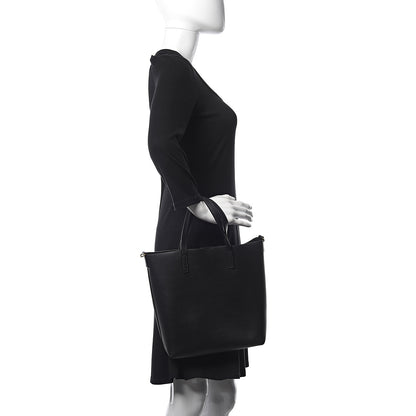 Saint Laurent Calfskin Toy Shopping Tote Black 2 of 9