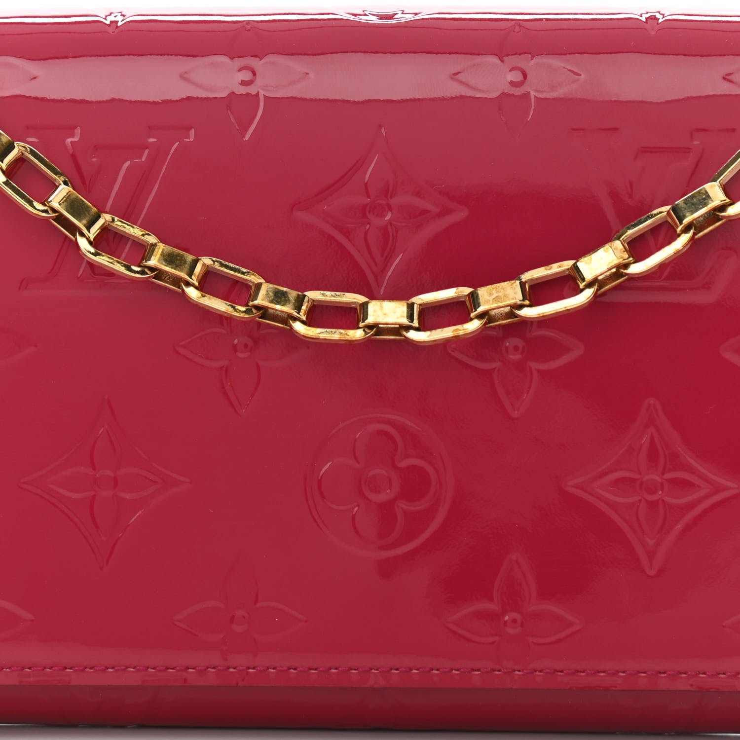 Louis Vuitton Vernis Chaine Wallet Rose Indien 7 of 11