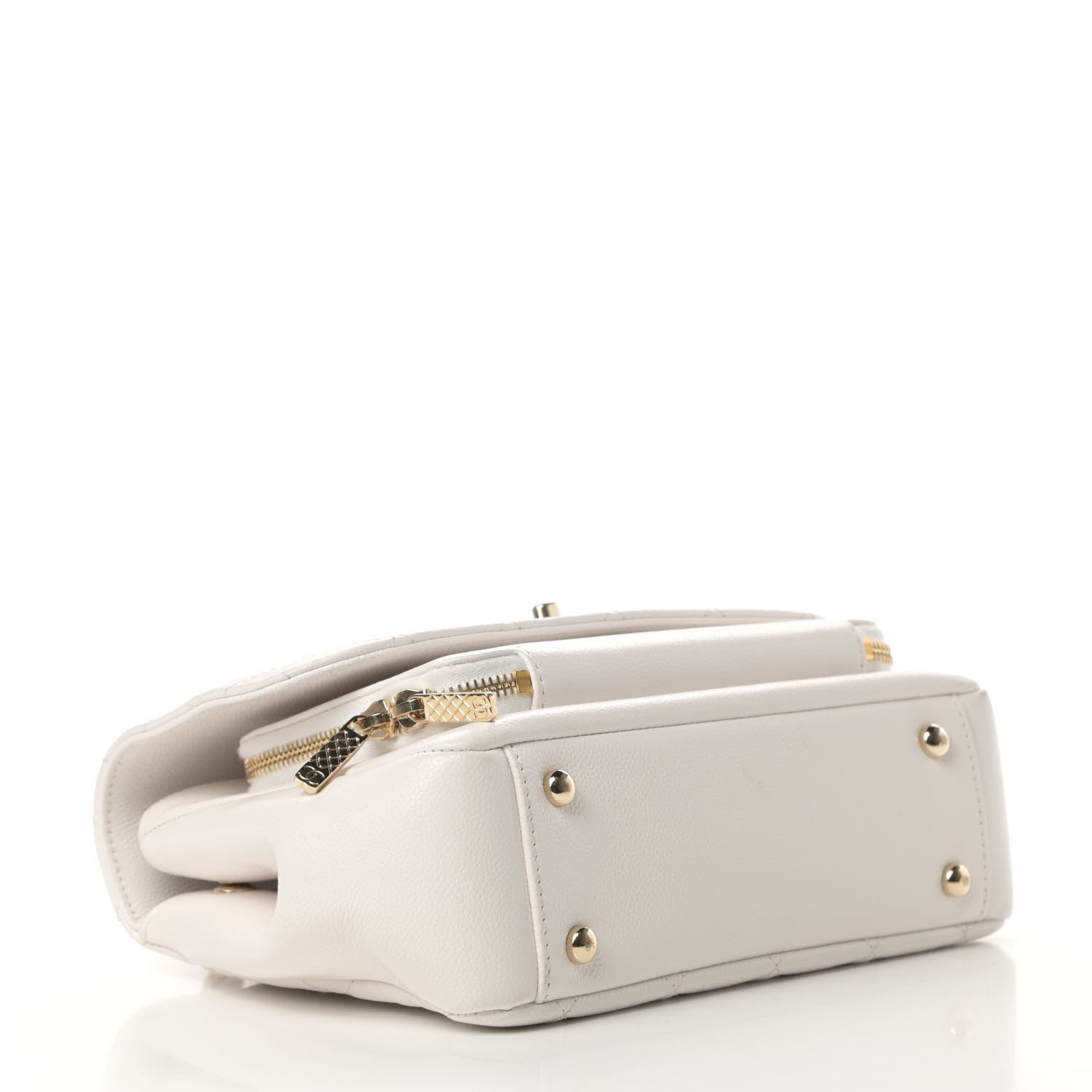 Chanel Caviar Quilted Medium Business Affinity Flap White 4 of 12