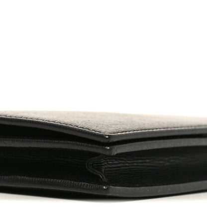 Gucci Textured Calfskin Medium Betty Chain Wallet Black 8 of 10