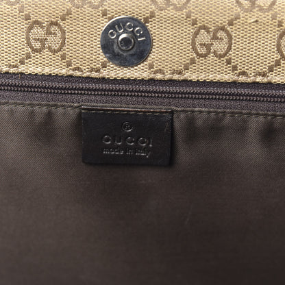 Gucci GG Monogram Large Shoulder Tote Dark Brown 8 of 13