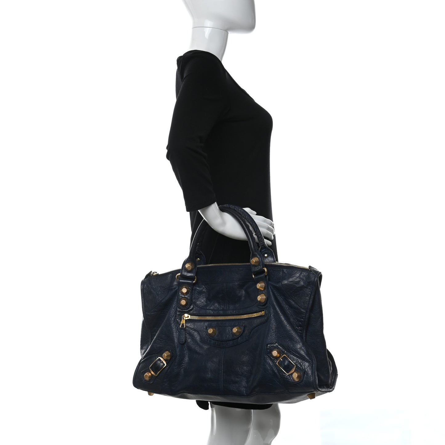 Agneau Giant 21 Gold Hardware Work Marine