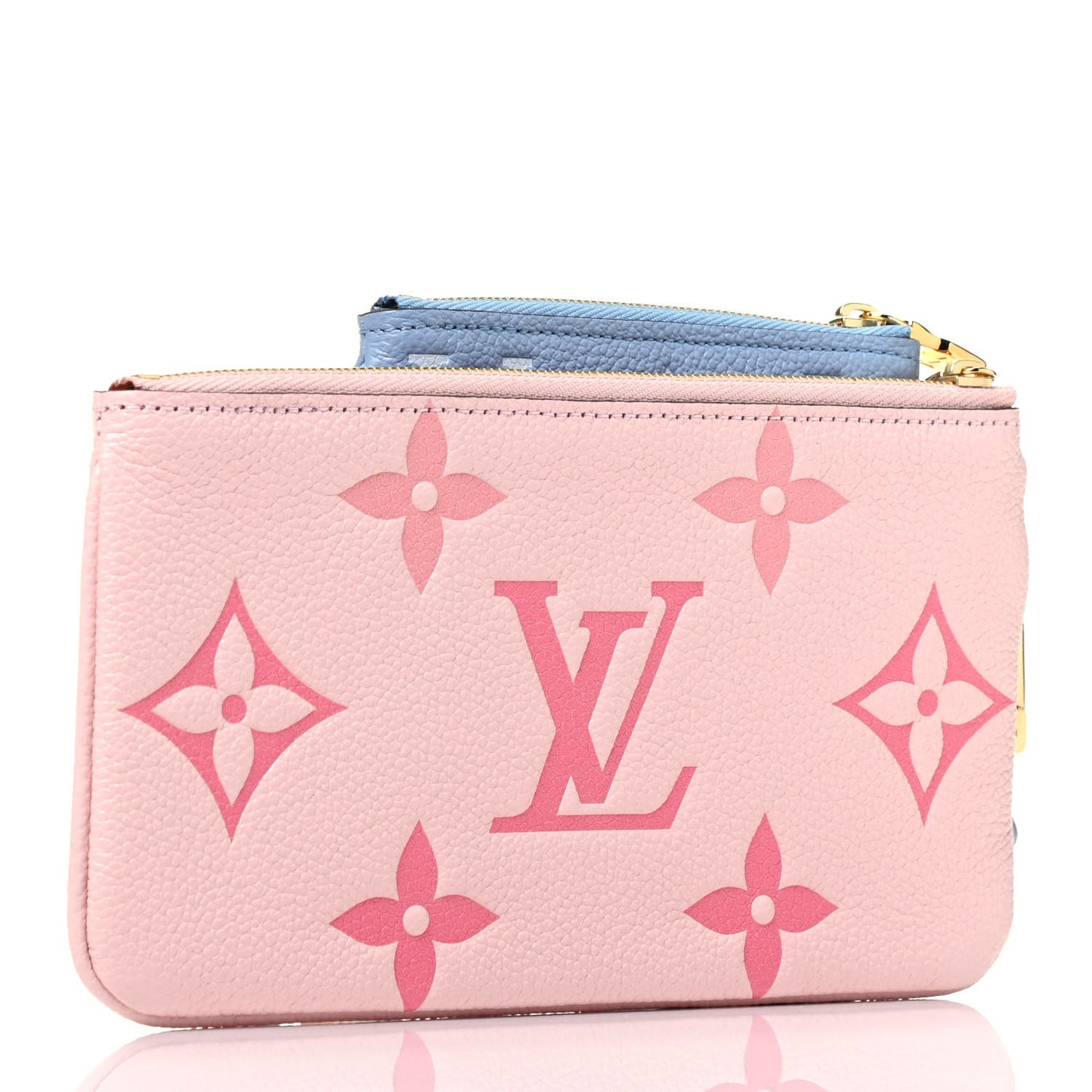 Empreinte Monogram Giant By The Pool Trio Pouch Rosebud Summer Blue Cream Saffron