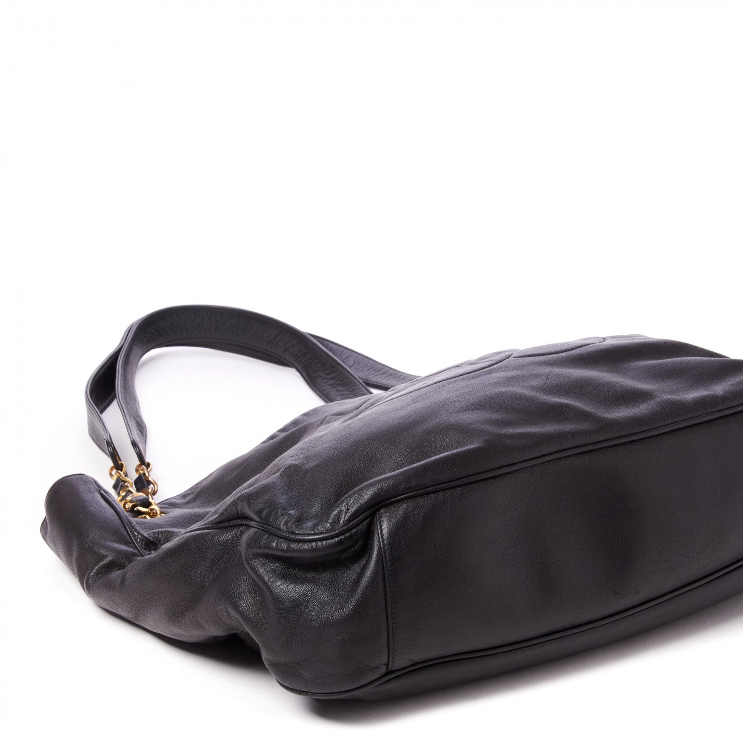 Chanel Lambskin CC Shoulder Bag Black 6 of 8