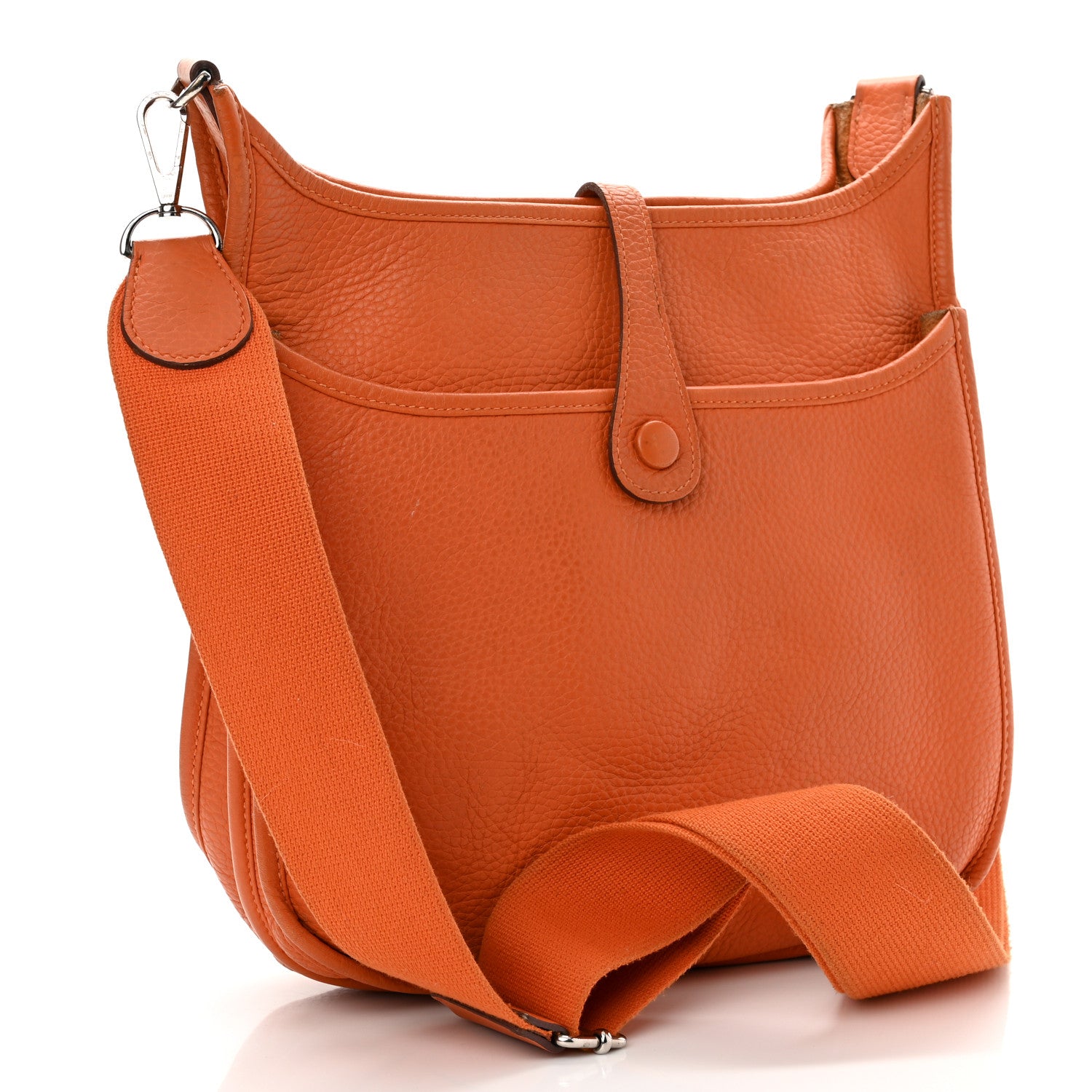 Hermes Taurillon Clemence Evelyne III PM Orange 3 of 12