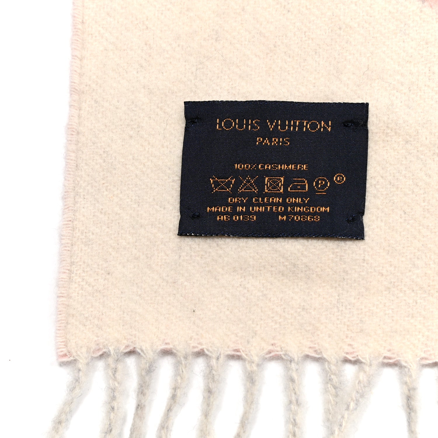 Louis Vuitton Cashmere Monogram Reykjavik Scarf Bleu Rose 4 of 4