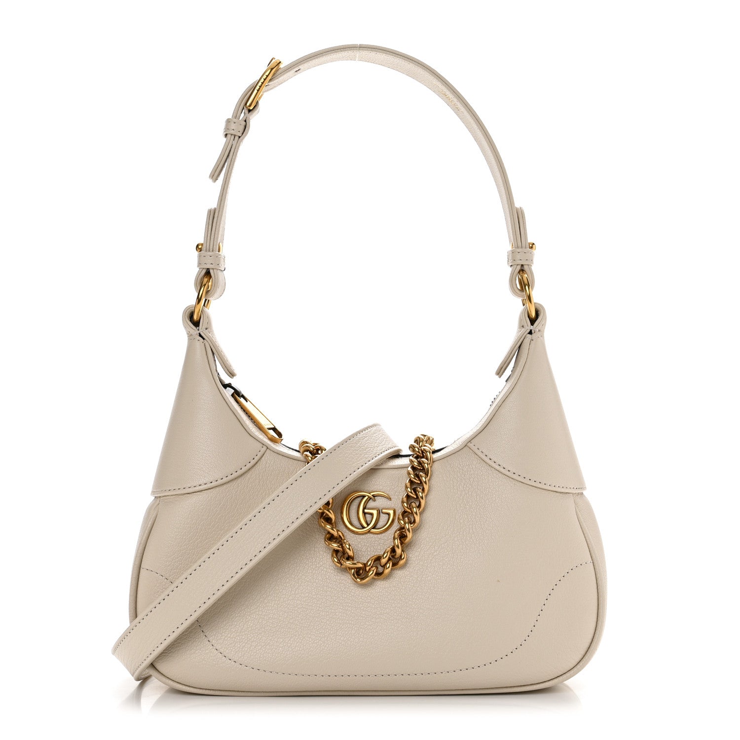 Gucci Goatskin Small Aphrodite Shoulder Bag Mystic White 1 of 11