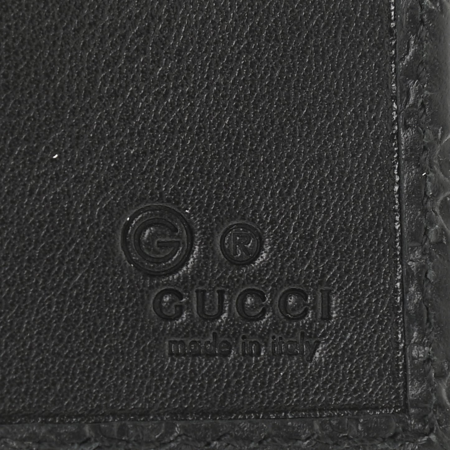 Soft Microguccissima Continental Wallet Black