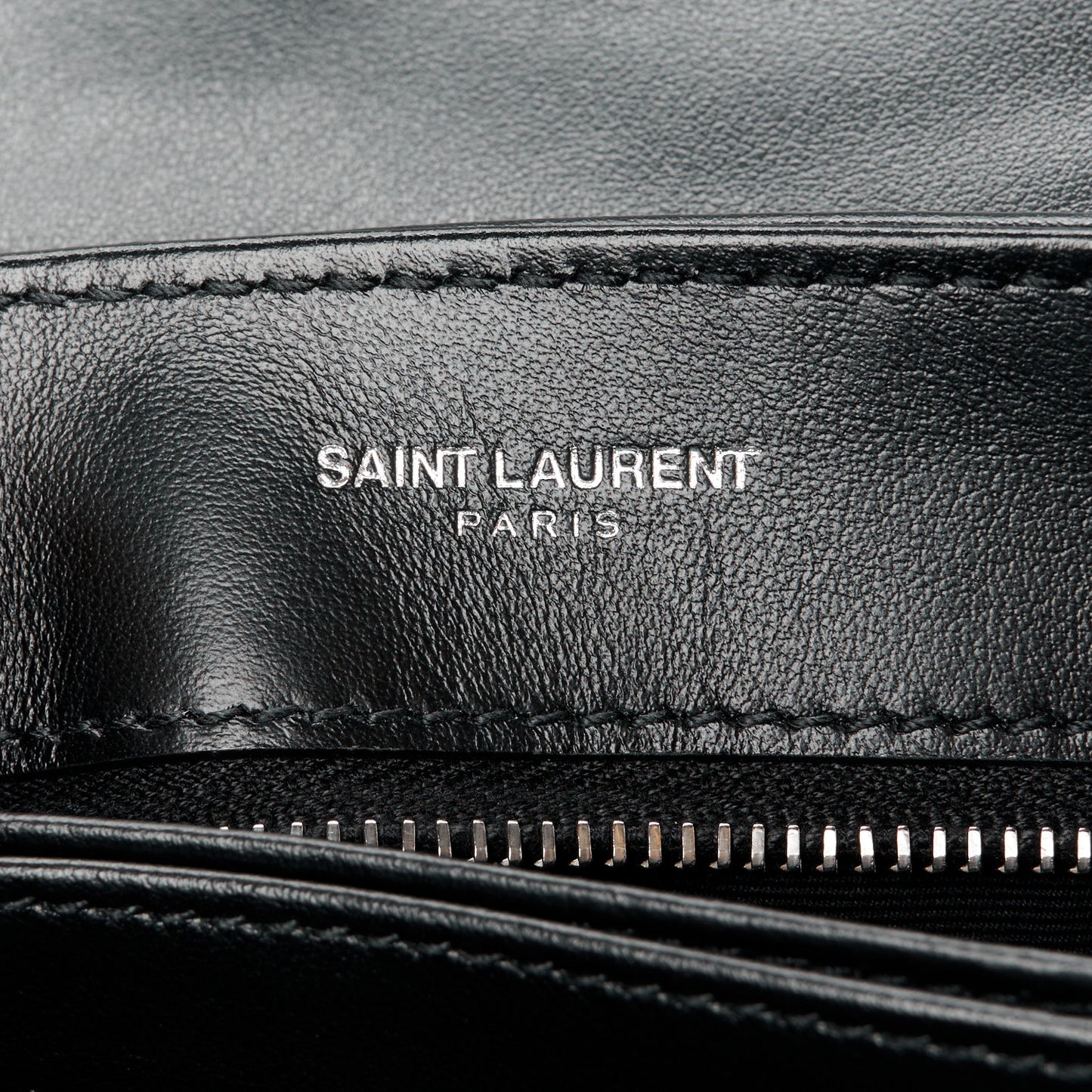 Calfskin Y Quilted Monogram Toy Loulou Crossbody Bag Black