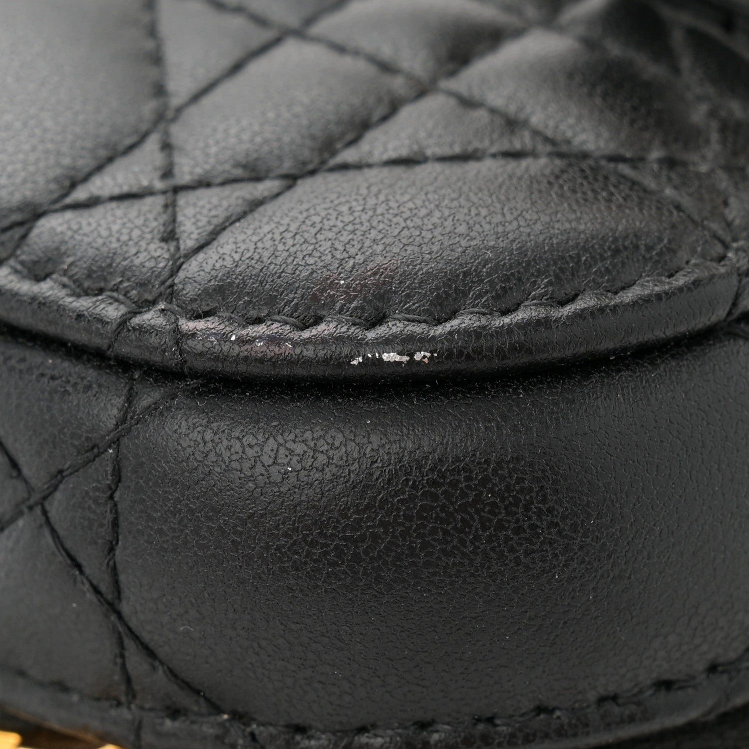 Christian Dior Lambskin Cannage Small Diortravel Vanity Case Black 11 of 12