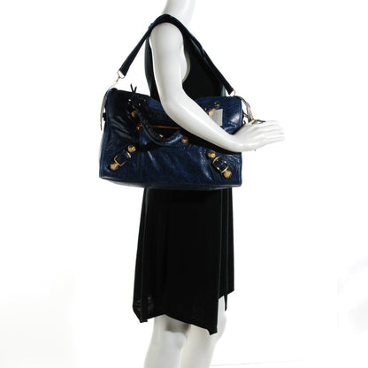 Balenciaga Agneau Giant 21 Gold Hardware City Bleu Roi 2 of 9