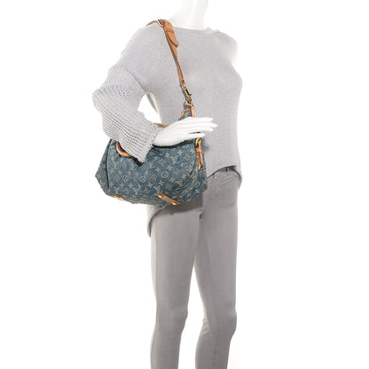 Louis Vuitton Denim Neo Cabby MM Blue 2 of 7