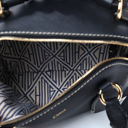 Chloe Calfskin Small Daria Full Blue 4 of 9