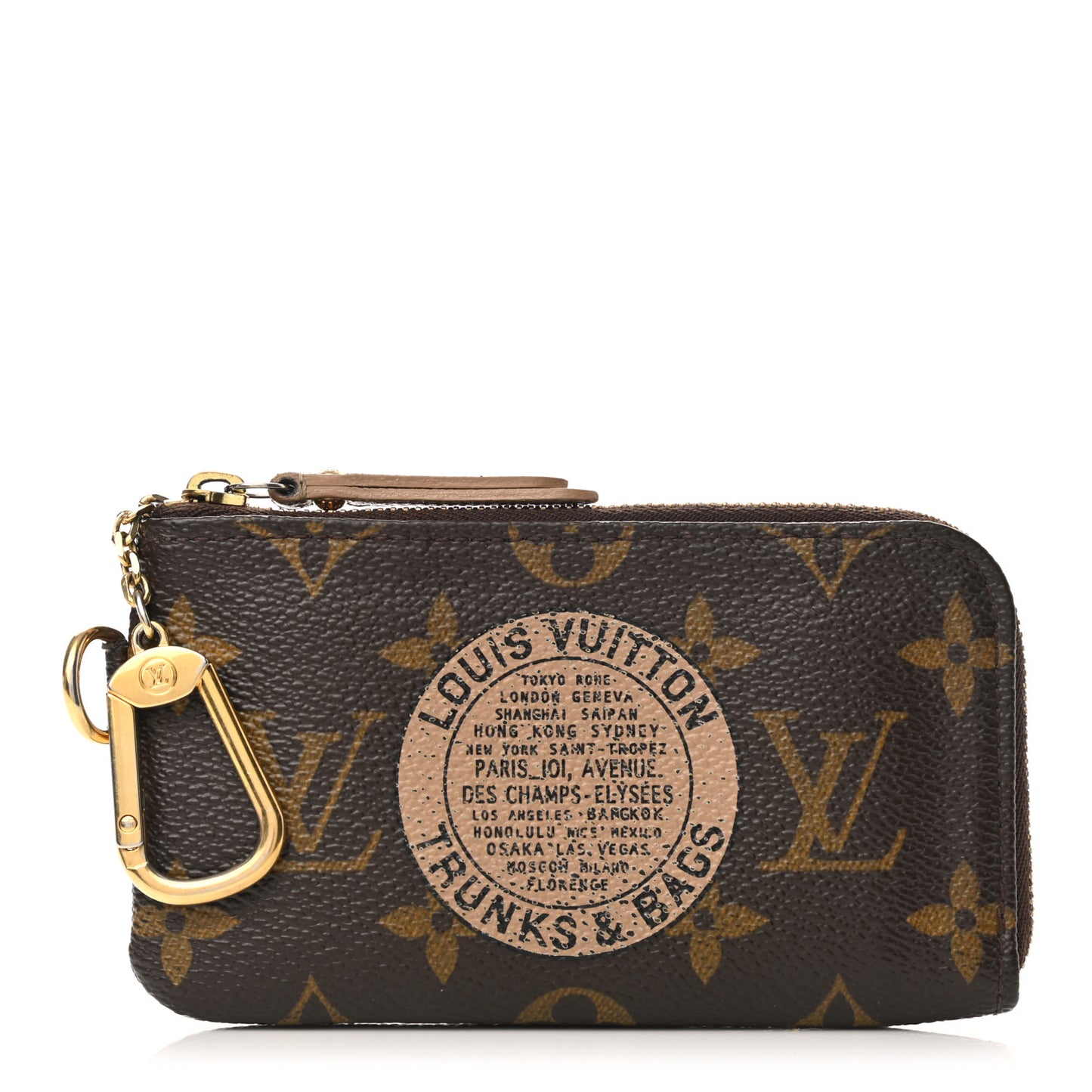 Monogram Complice Trunks and Bags Key Pouch Beige