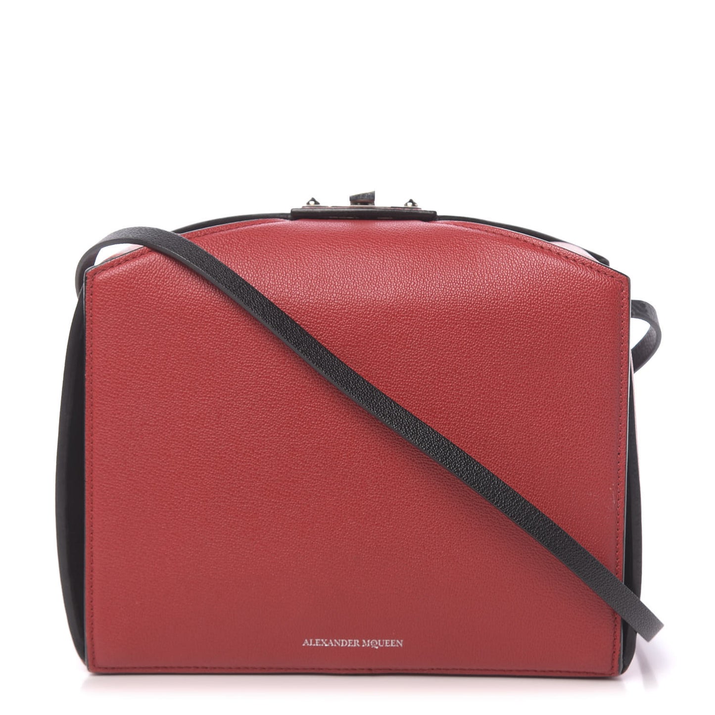 Calfskin Box Shoulder Bag Multicolor