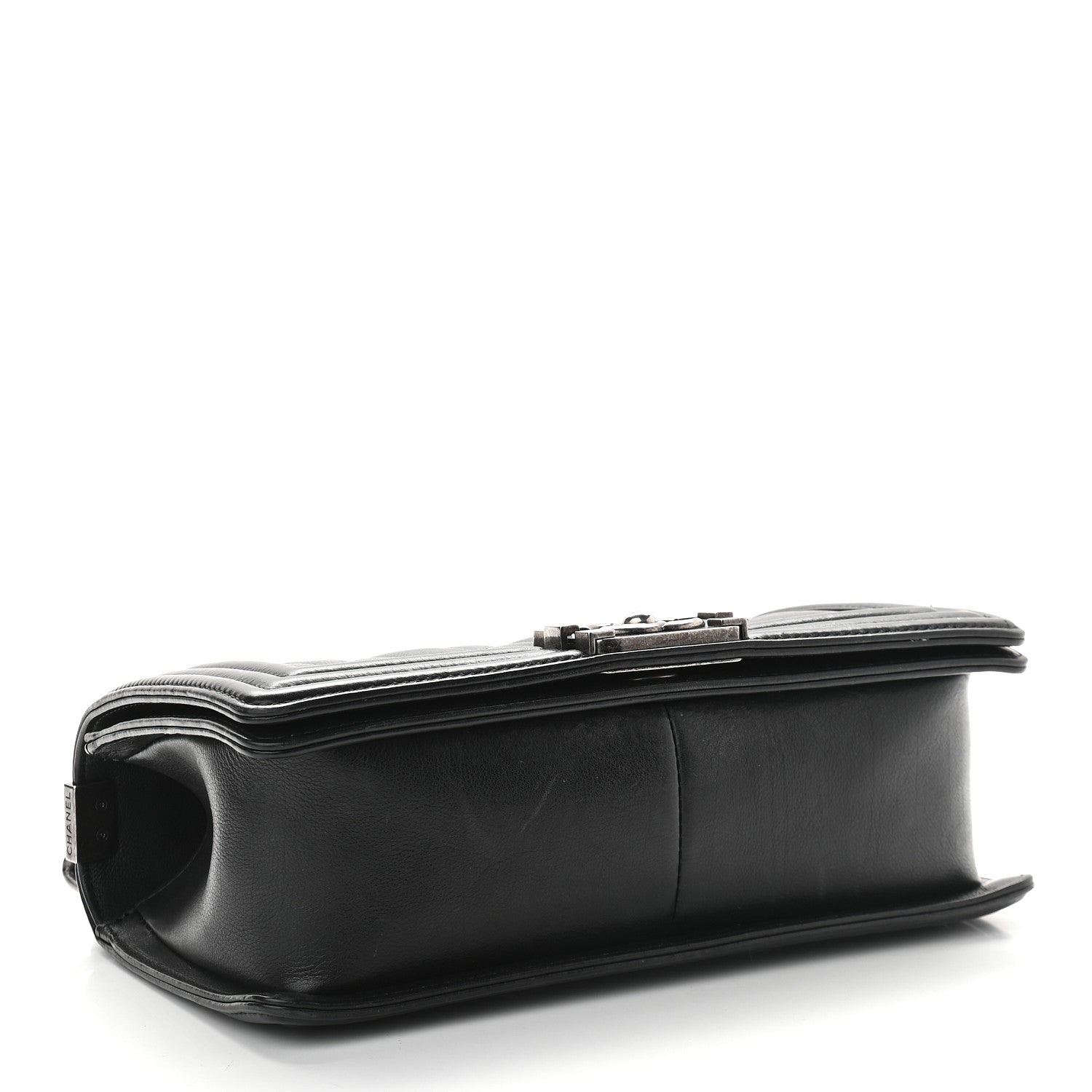 Chanel Calfskin Double Stitch Medium Boy Flap Black 4 of 9
