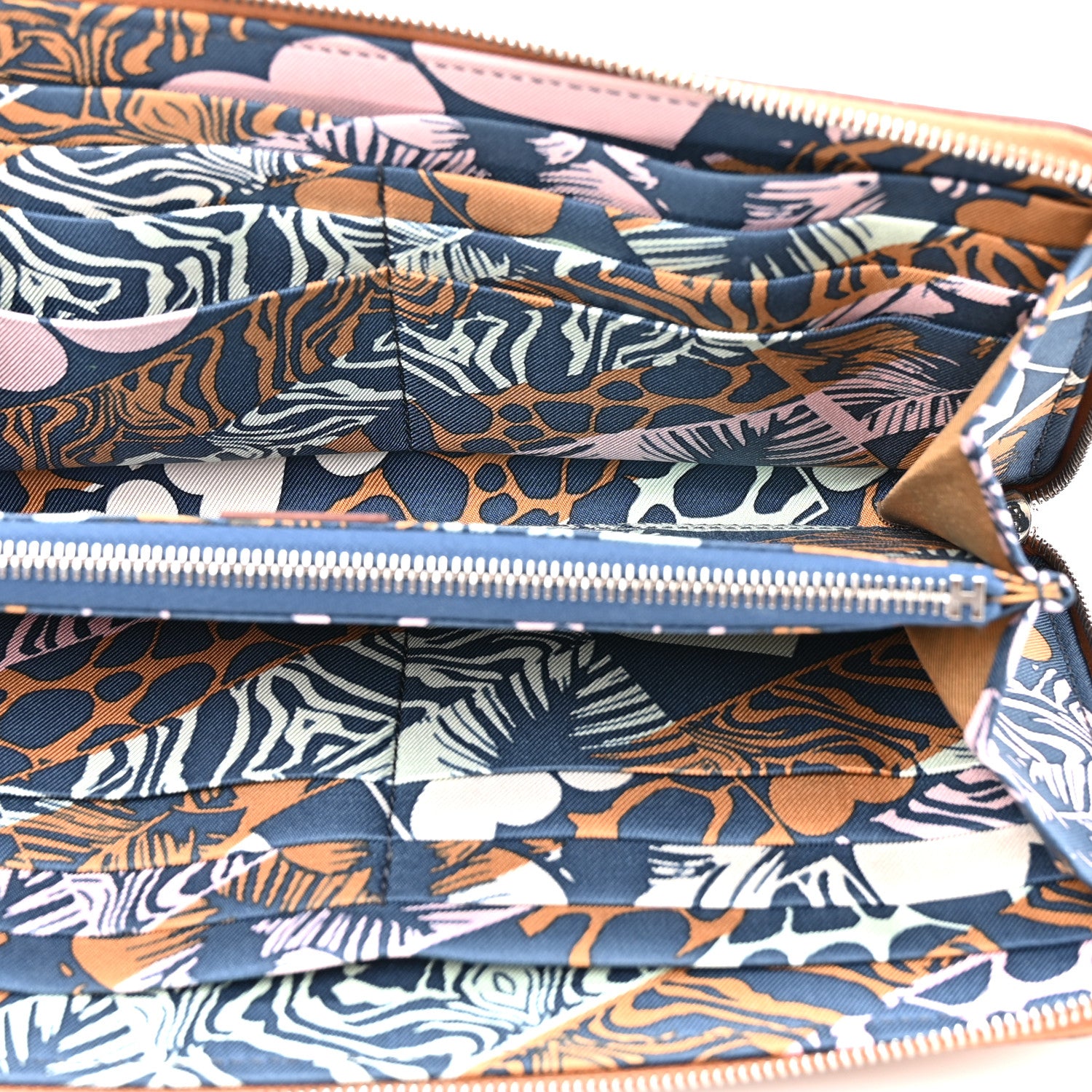 Hermes Evercolor Barenia Silk'In Wallet Gold 5 of 7