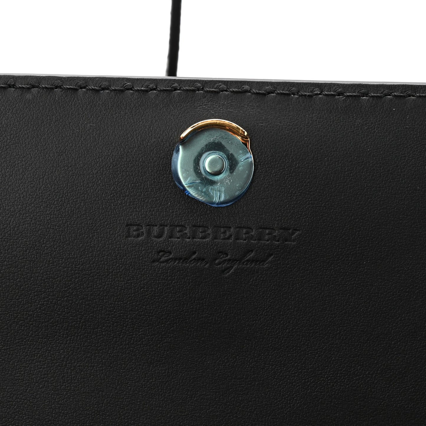 Derby Calfskin House Check Mini Hampshire Wallet On Chain Black