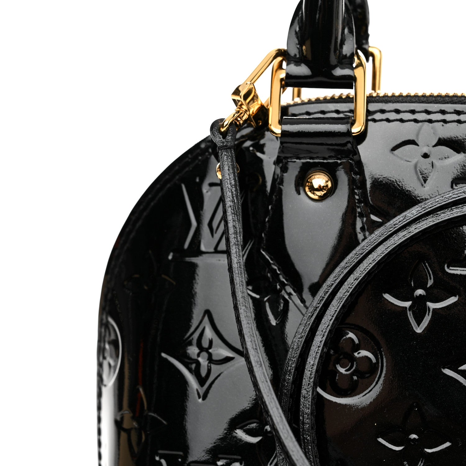 Louis Vuitton Vernis Alma BB Noir Magnetique 11 of 11