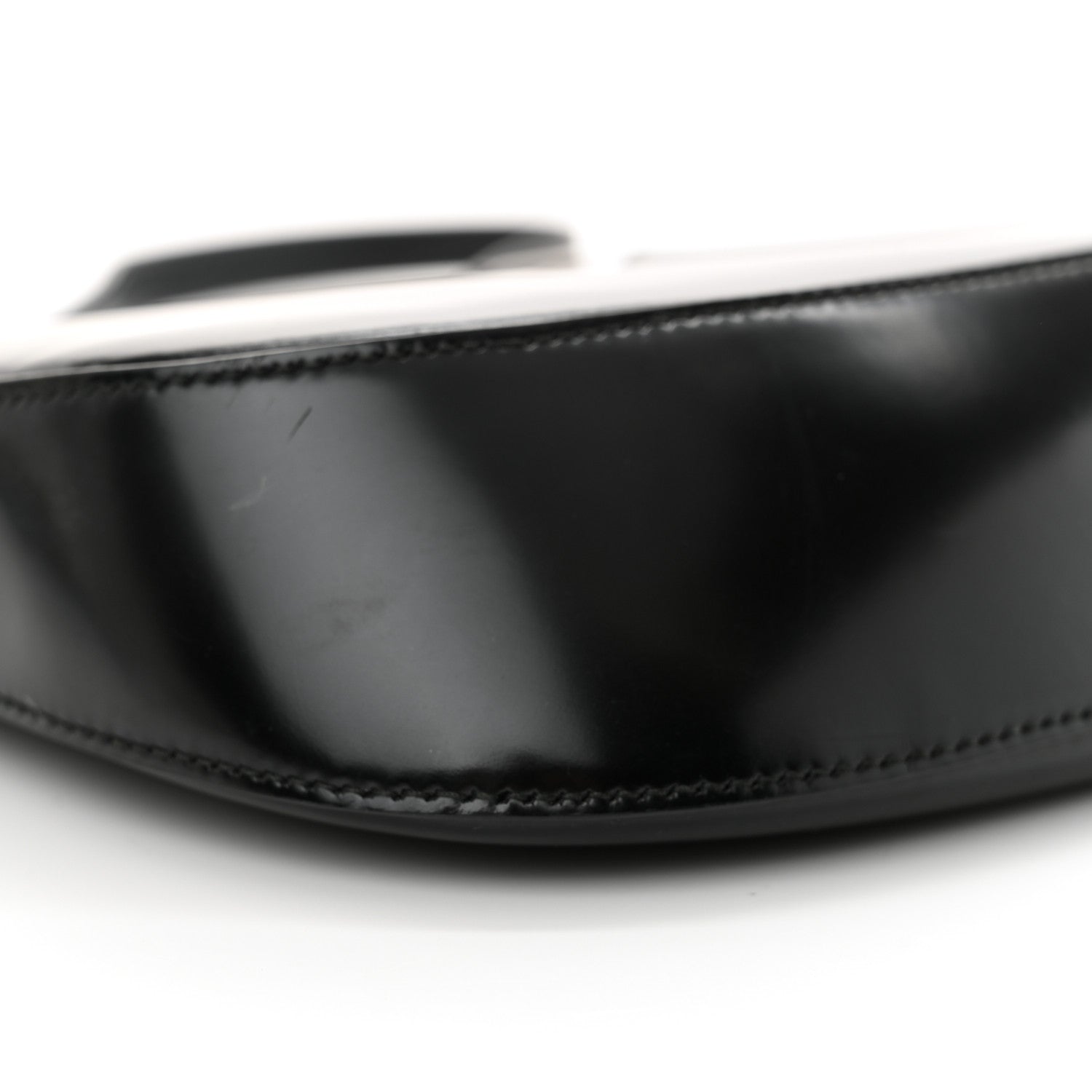Prada Spazzolato Cleo Shoulder Bag Black 8 of 11