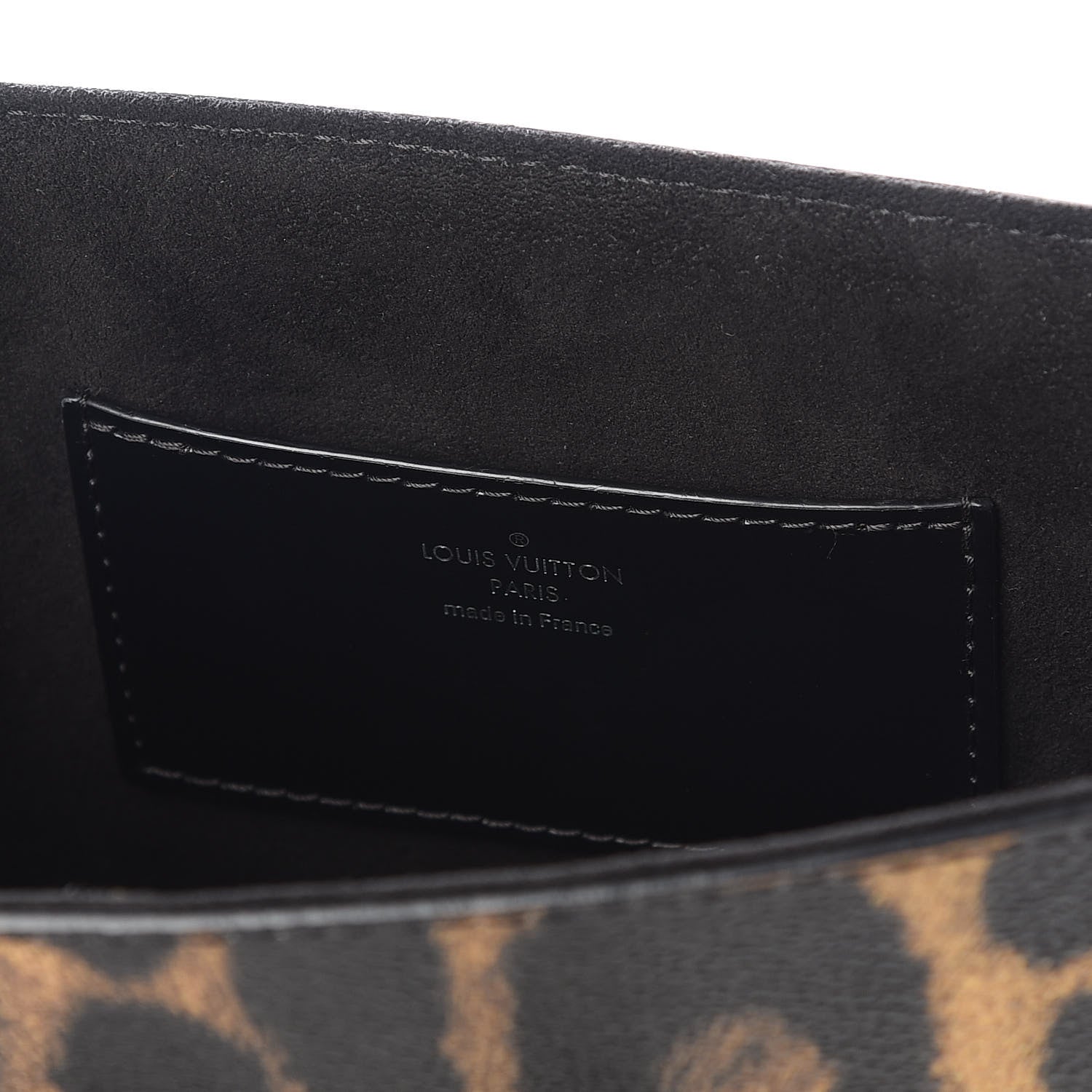 Louis Vuitton Calfskin Wild Animal Print Twist Shoulder Bag MM 7 of 8