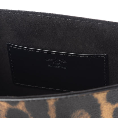 Louis Vuitton Calfskin Wild Animal Print Twist Shoulder Bag MM 7 of 8