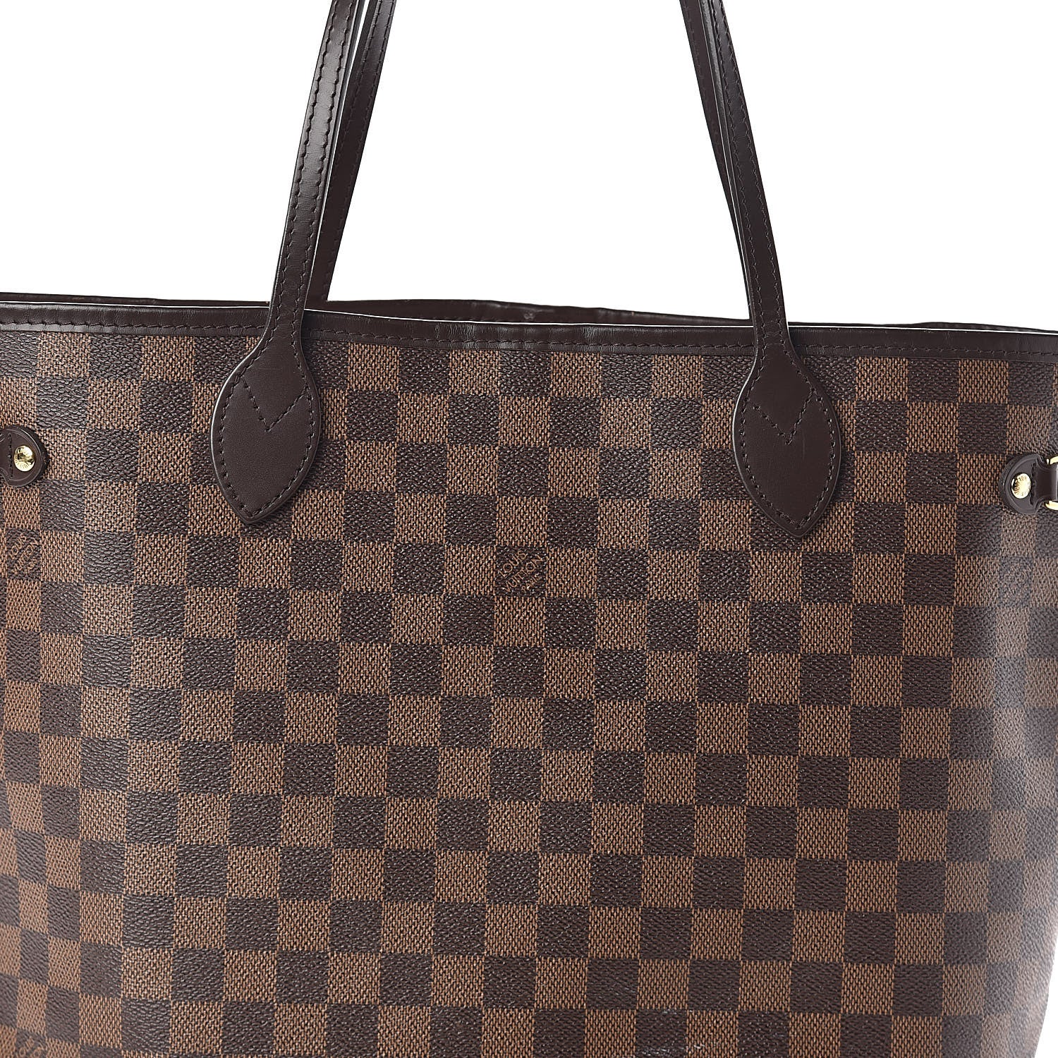 Louis Vuitton Damier Ebene Neo Neverfull MM Rose Ballerine 8 of 10