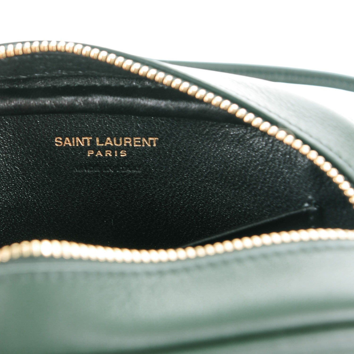 Saint Laurent Calfskin Monogram Blogger Bag Vert Fonce 6 of 7