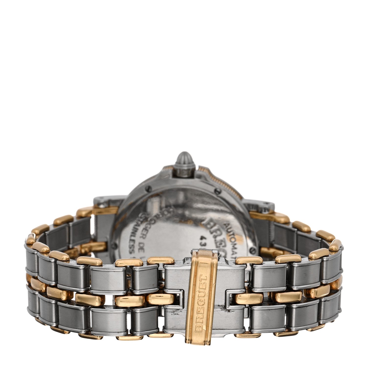 Breguet Stainless Steel 18K Yellow Gold 35mm Marine Automatic Watch 3400SA 3 of 4