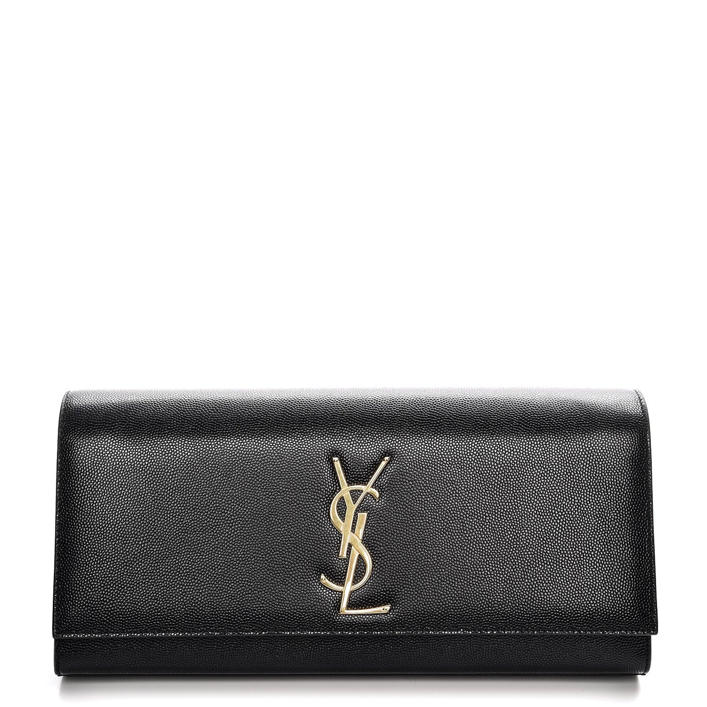 Grain De Poudre Monogram Cassandre Clutch Black