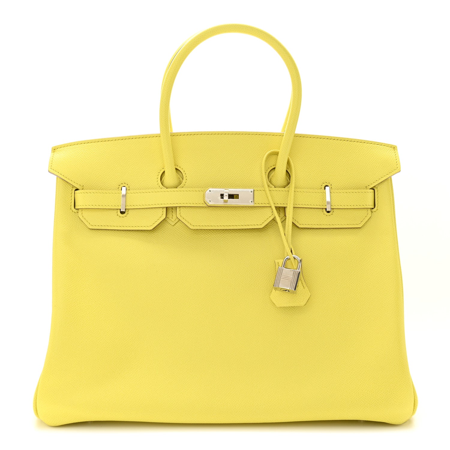 Hermes Epsom Birkin 35 Lime 1 of 12