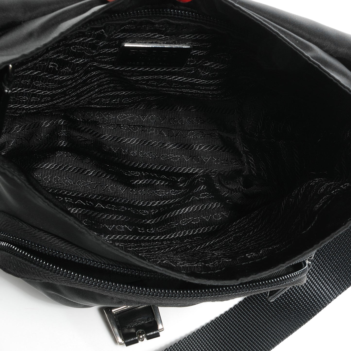 Nylon Vela Messenger Black