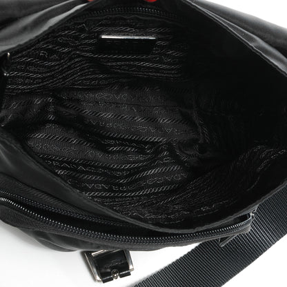 Prada Nylon Vela Messenger Black 5 of 9