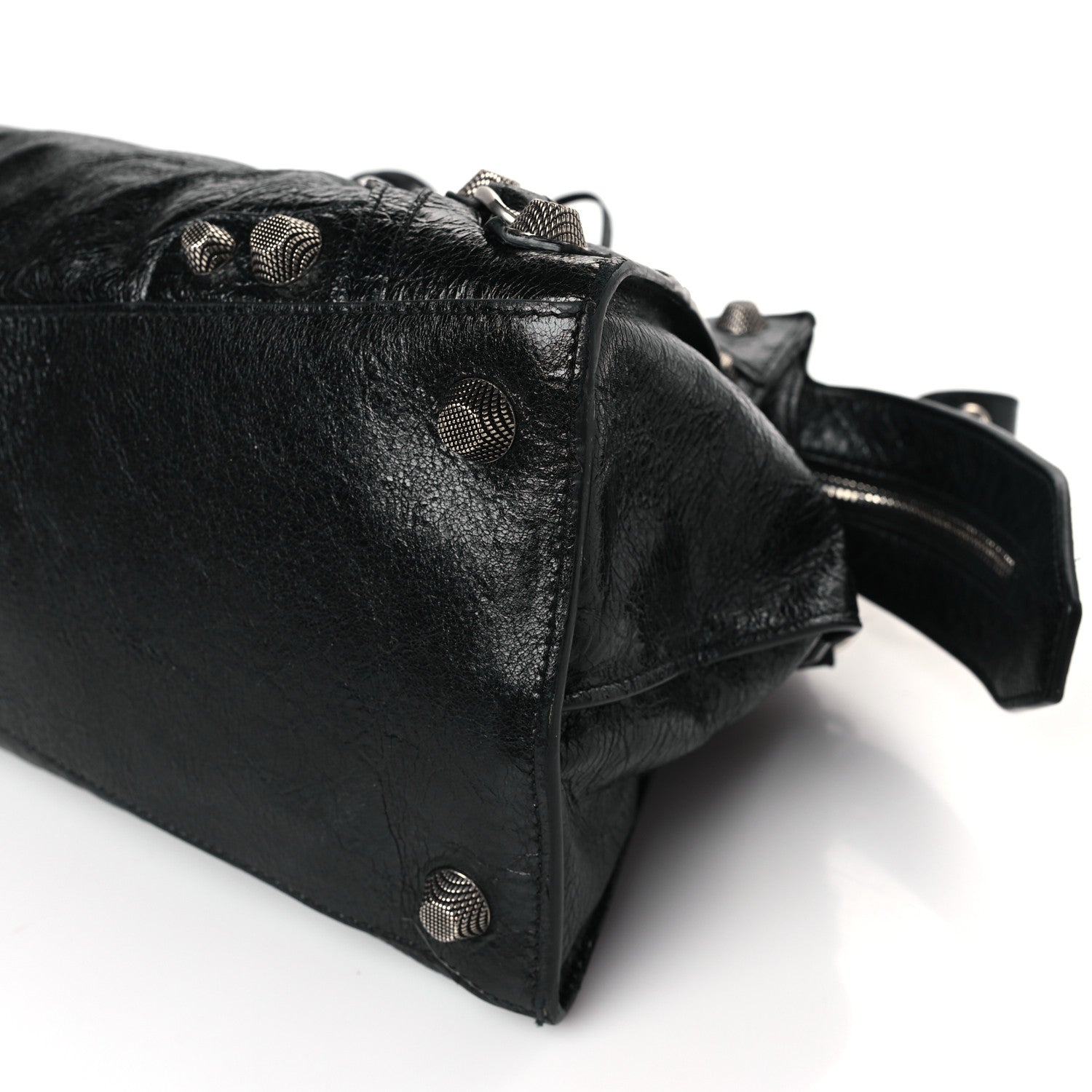 Balenciaga Agneau Arena Neo Cagole City Handbag Black 9 of 9