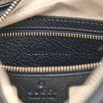 Gucci GG Supreme Monogram Textured Calfskin Web Large Attache Shoulder Bag Beige Blue 7 of 10