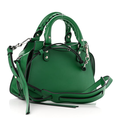 Balenciaga Smooth Calfskin Neo Classic Silver Hardware Mini City Grass Green 3 of 10