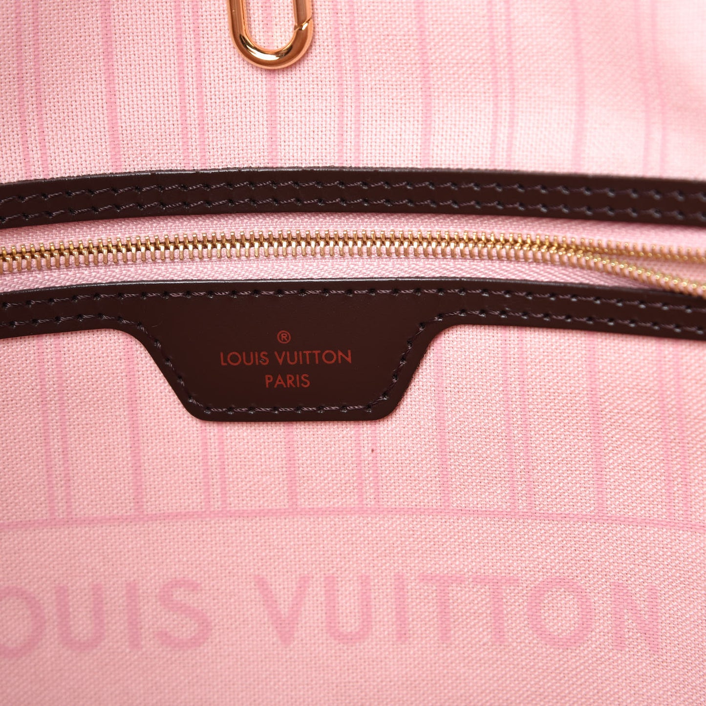 Damier Ebene Neo Neverfull MM Rose Ballerine