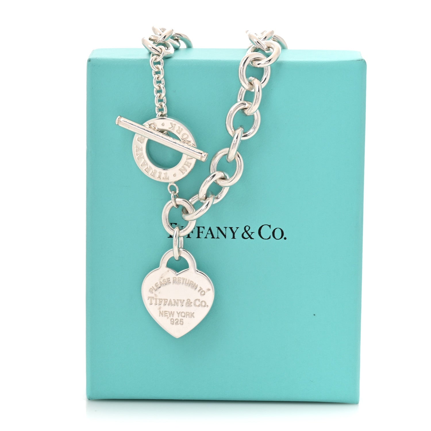 Tiffany Sterling Silver Return to Tiffany Heart Tag Toggle