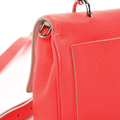 Christian Dior Bullcalf Mini Be Dior Satchel Fluorescent Goji Pink 13 of 19