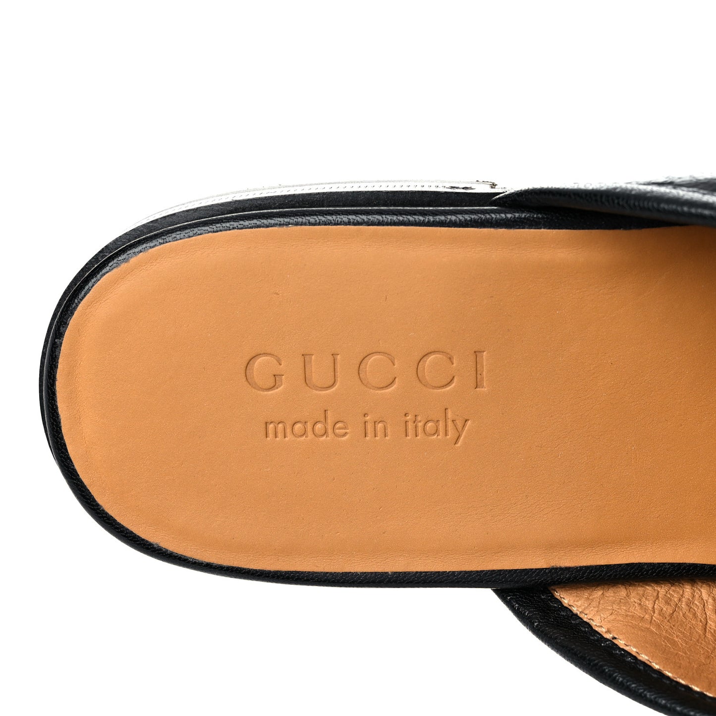 Goatskin Mens Horsebit Slippers 7 Black