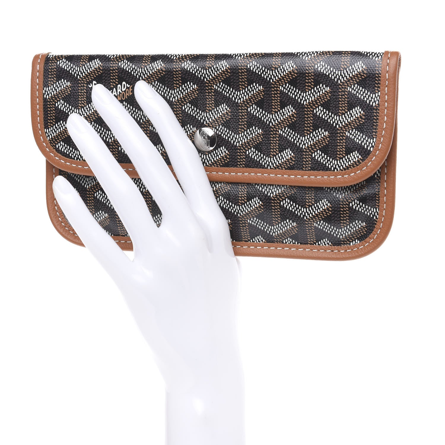 Goyard Goyardine Pouch Black Gold 2 of 6
