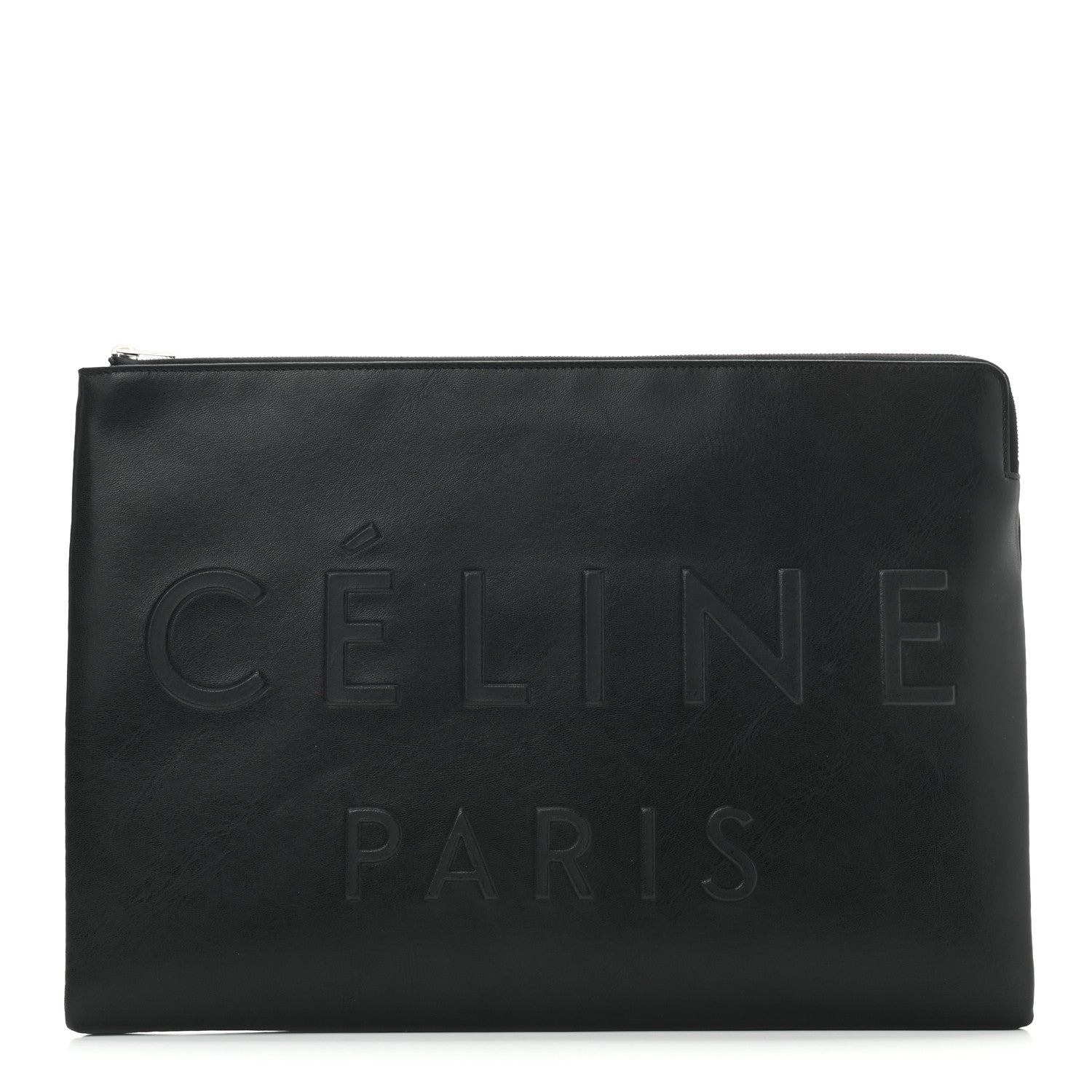 Celine Calfskin Large Made In Clutch Pouch Black 1 of 7