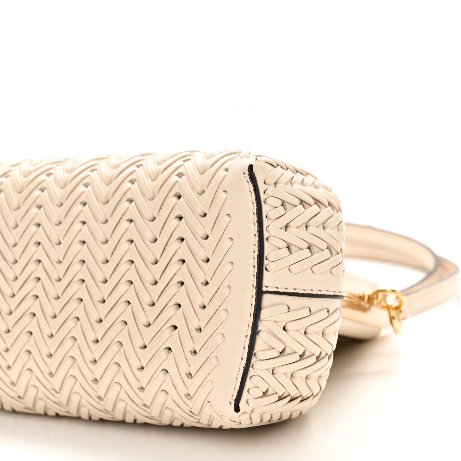 Fendi Vitello Grace Intreccio Nappa Small Fendi First Poudre 10 of 10